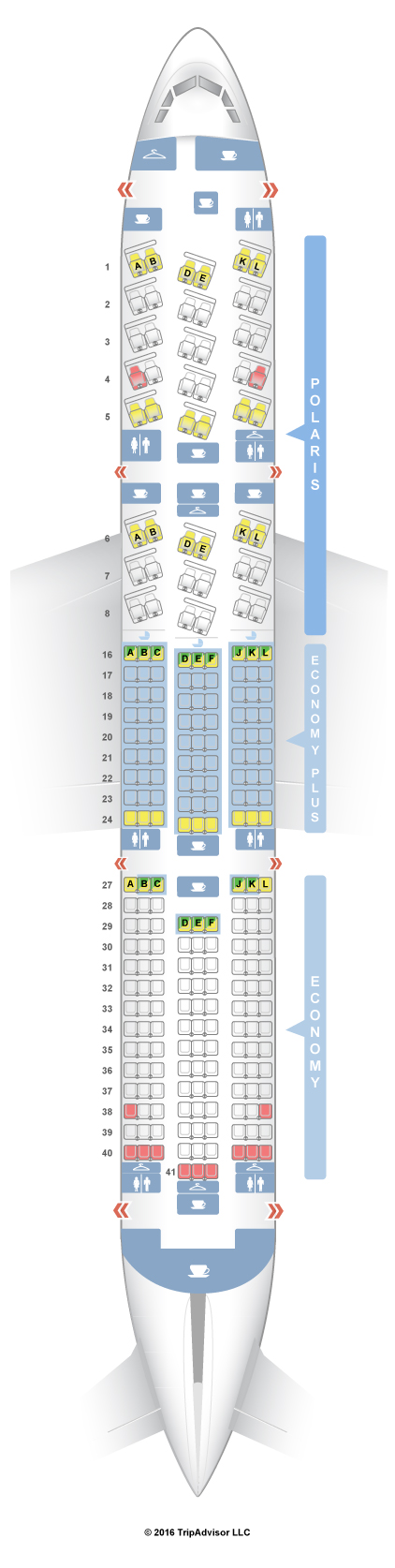 SeatGuru Seat Map United Boeing 787-9 (789)