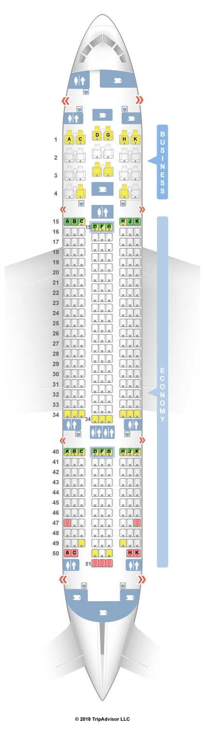 SeatGuru Seat Map Air Europa Boeing 787-8 (788)