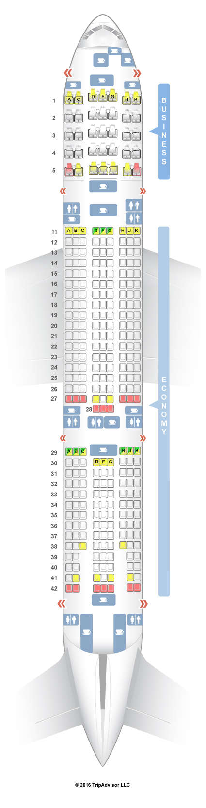 772 Boeing 777 Seating Chart