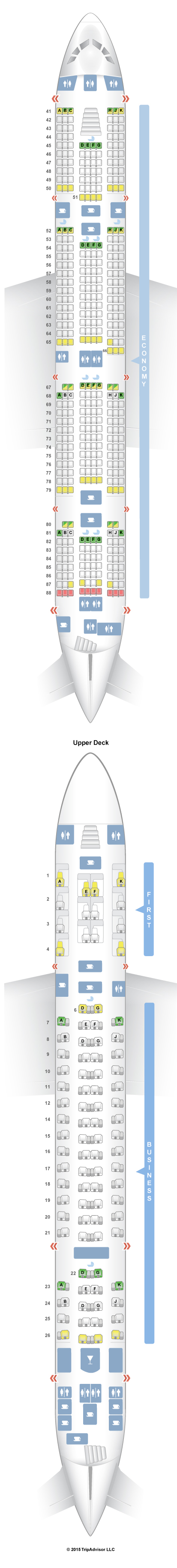 Seatguru Seat Map Emirates Airbus A380 800 388 Three Class V2