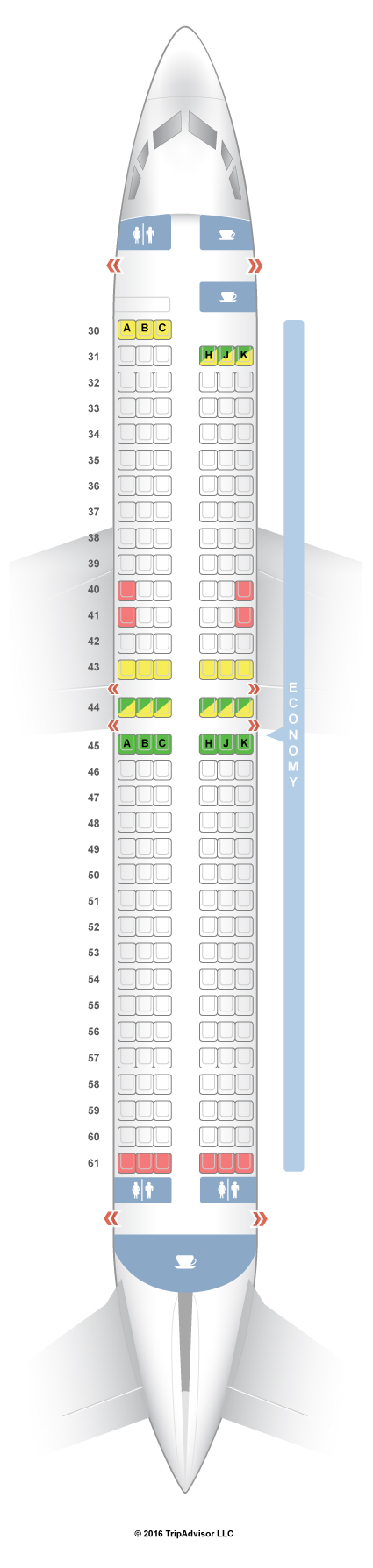 Seatguru Seat Map Nok Air Boeing 737 800 738