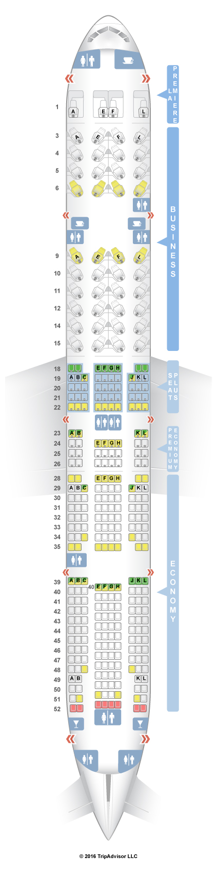 Plan Cabine 777 300er Air France