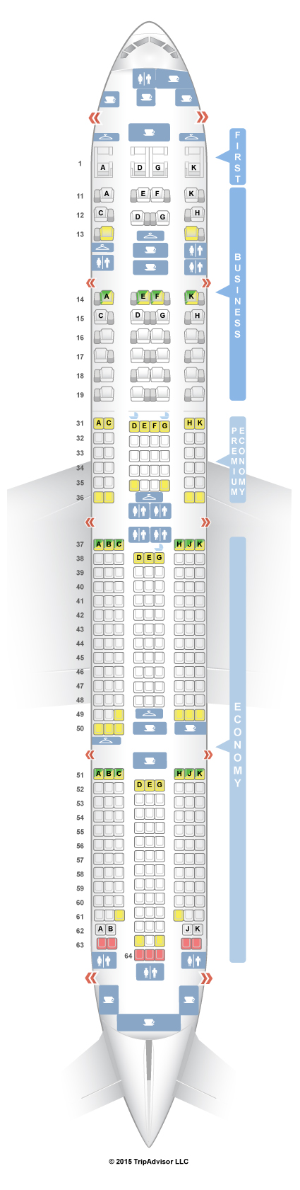 SeatGuru Seat Map China Southern Boeing 777-300ER (77W)