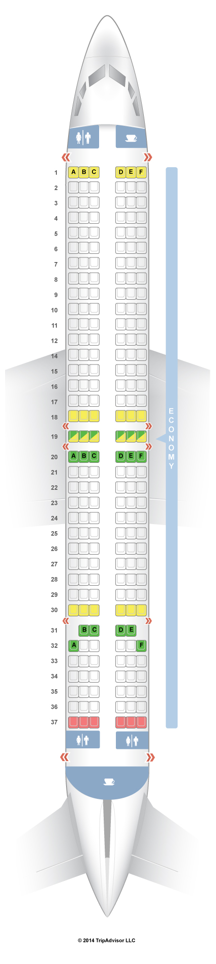 SeatGuru Seat Map Lion Airlines Boeing 737-900 (739) V1