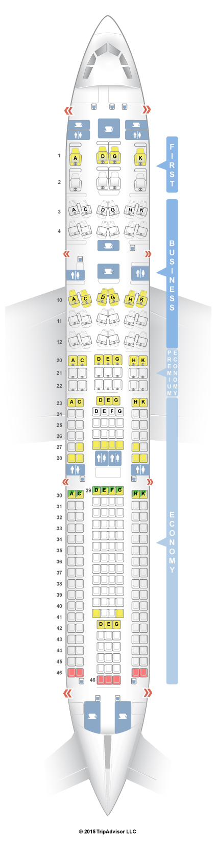 SeatGuru Seat Map Lufthansa Airbus A330-300 (333) V1 - SeatGuru