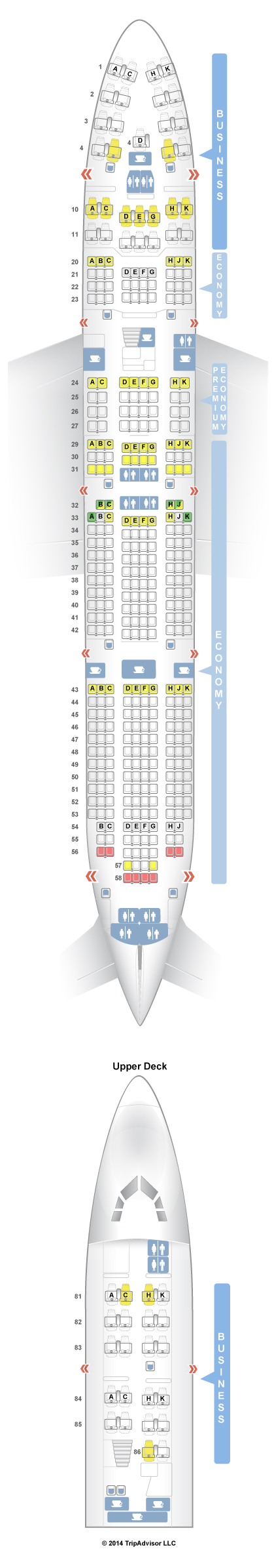 lufthansa seat map 747 400