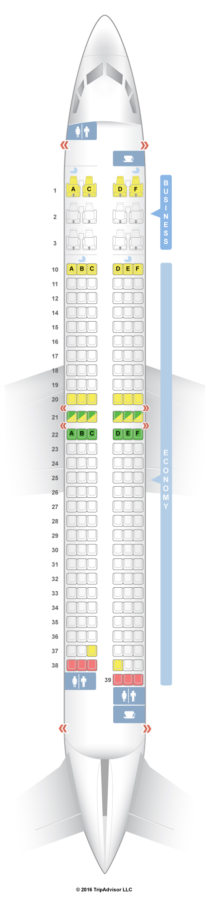 United Airlines 737 900 Seat Map