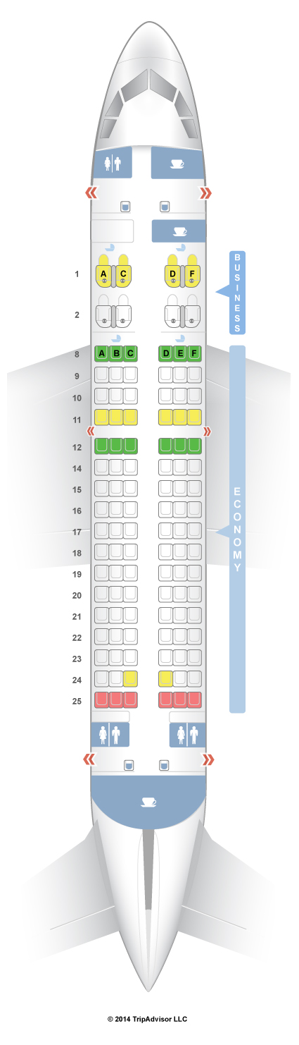 SeatGuru Seat Map Qatar Airways Airbus A319-133LR (319)