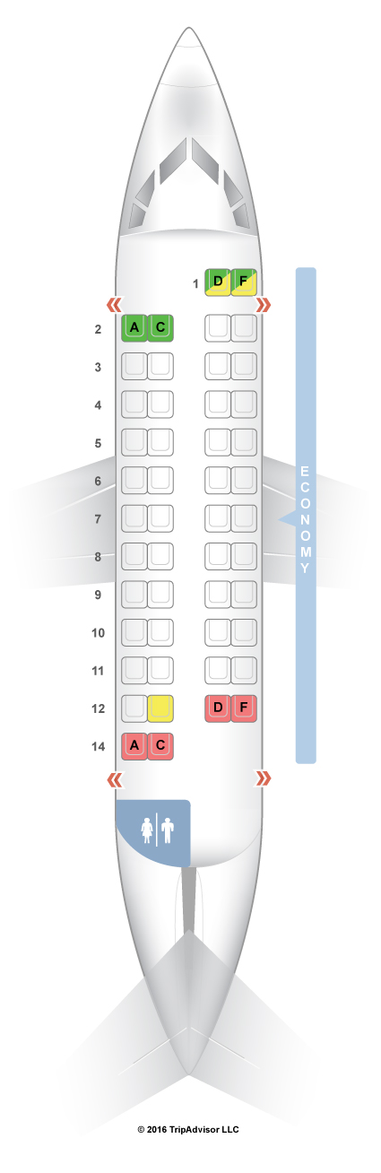 SeatGuru Seat Map Air France ATR 42-500 (AT5) V1