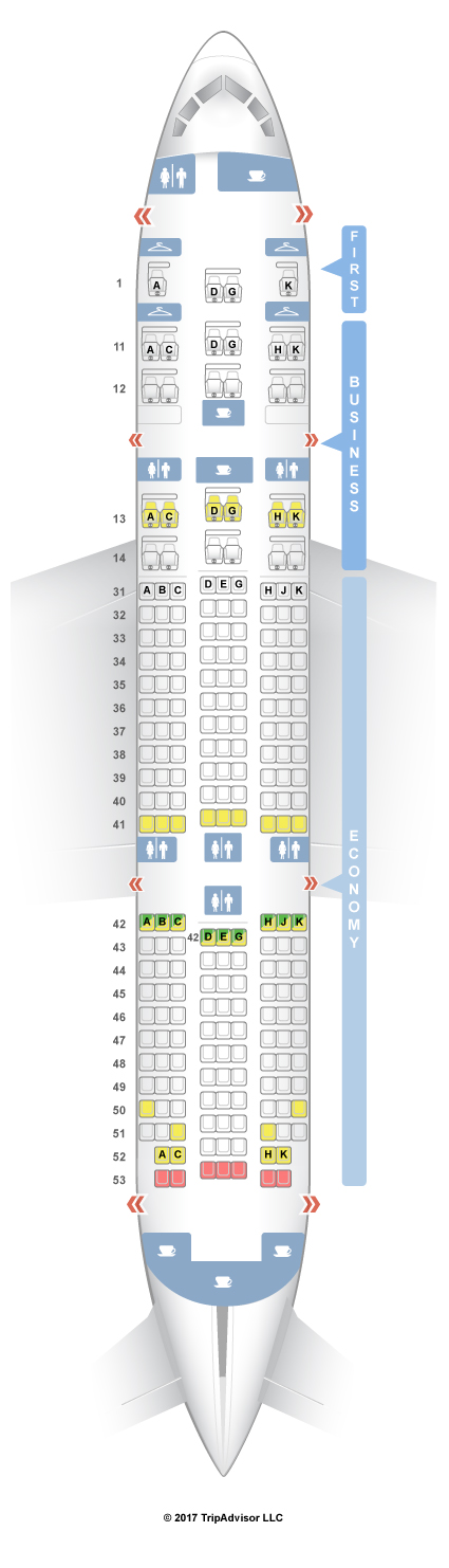 SeatGuru Seat Map China Southern Boeing 787-8 (788) - SeatGuru