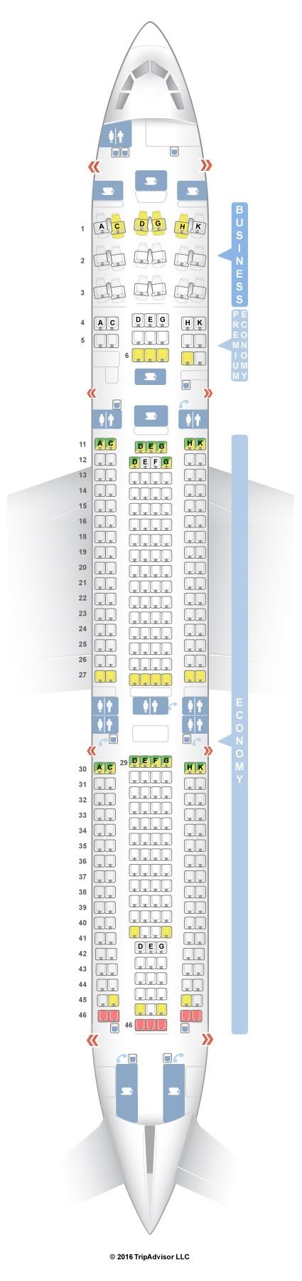 Seatguru Lufthansa A340 300 Premium Economy Best Description About Seatguru Seat Map Lufthansa Airbus A340 300 343 V3