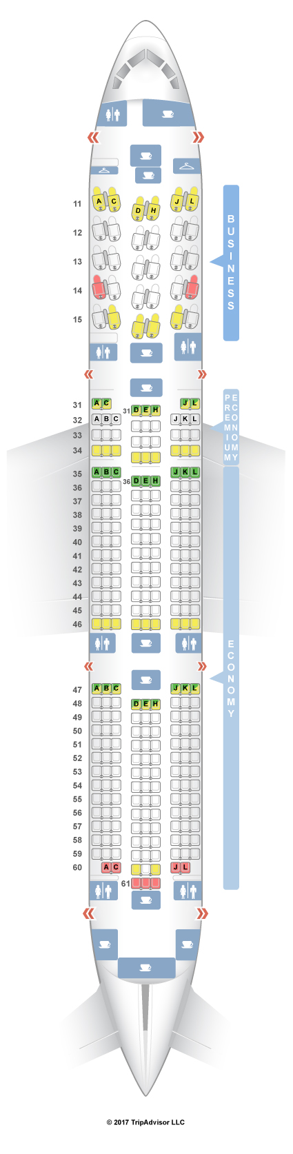 Seatguru Seat Map Air China Boeing 787 9 789 Seat S Class Type Power Review