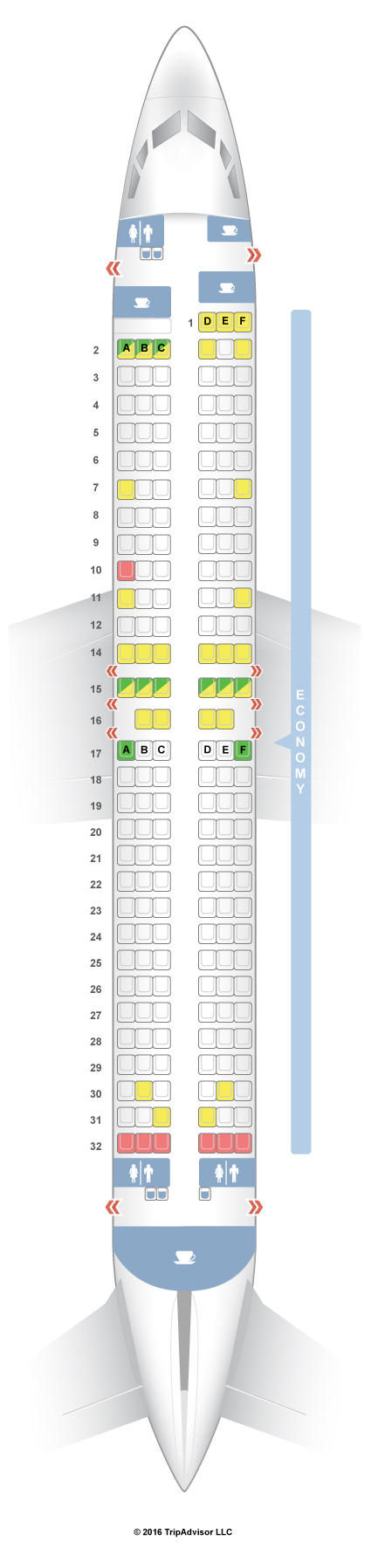 Boeing 737 800 Seat Map Tui