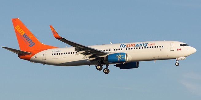 sunwing disney planes