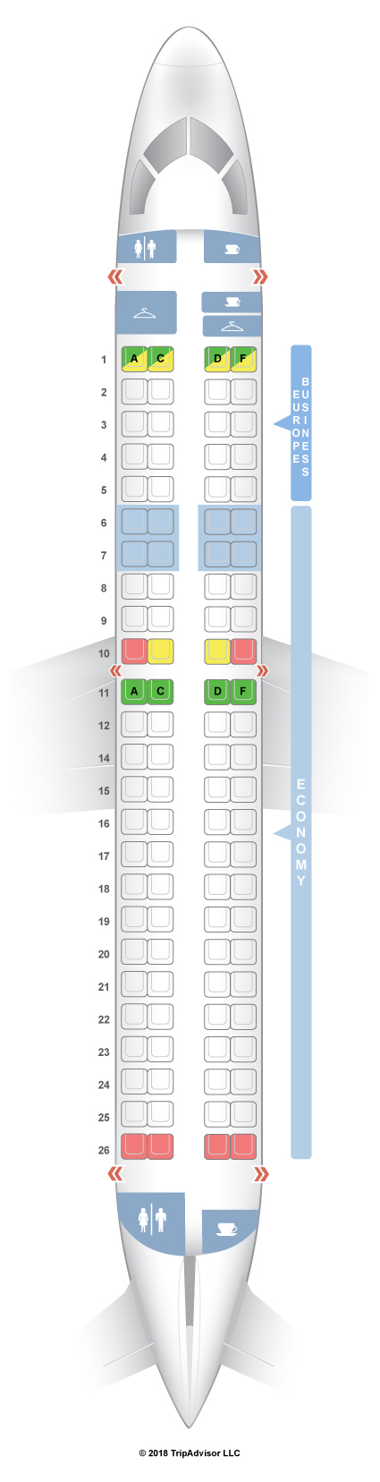 Emb E90 Jet Seating Chart