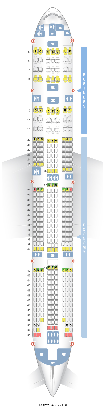 Seatguru Seat Map Egyptair