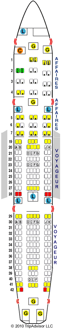 SeatGuru Seat Map Air France