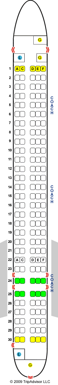 Allegiant Airlines Seating Chart