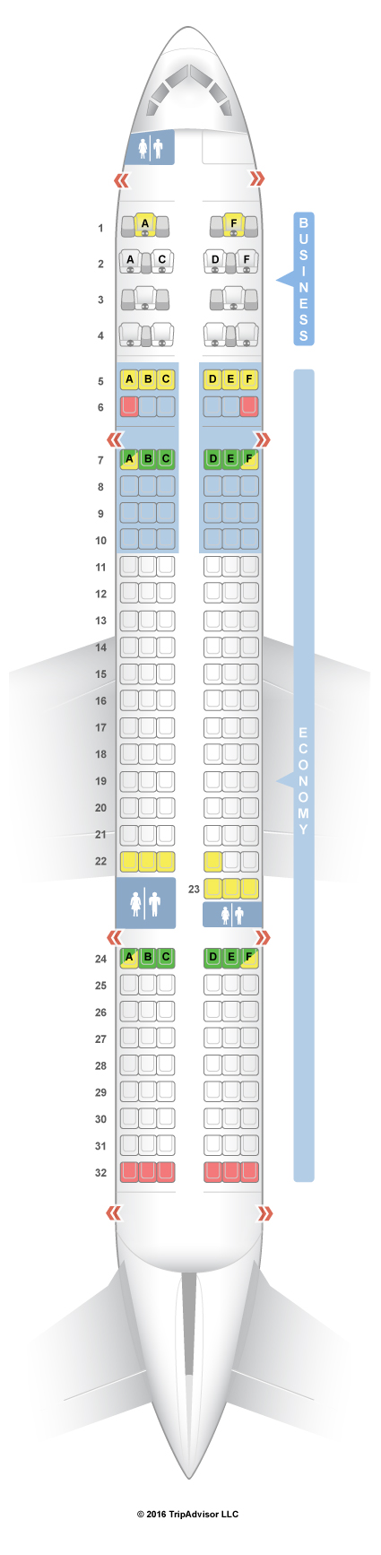 Seatguru Seat Map Aer Lingus Seatguru Seating Charts Seatguru Chart ...