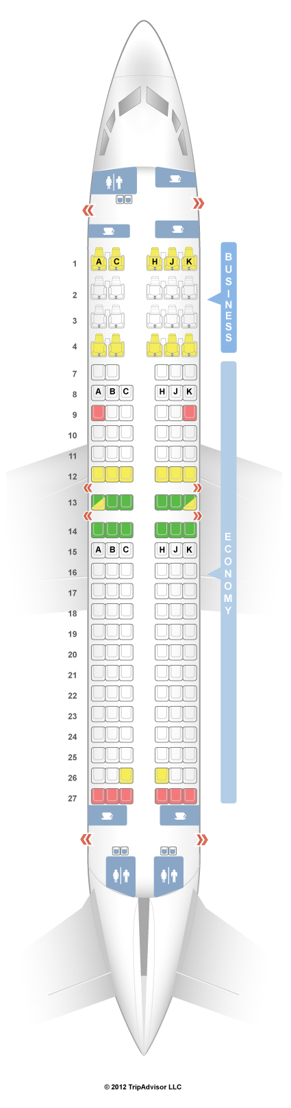 SeatGuru Seat Map Japan Airlines