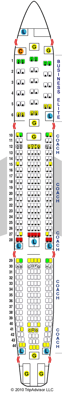 SeatGuru Seat Map Delta