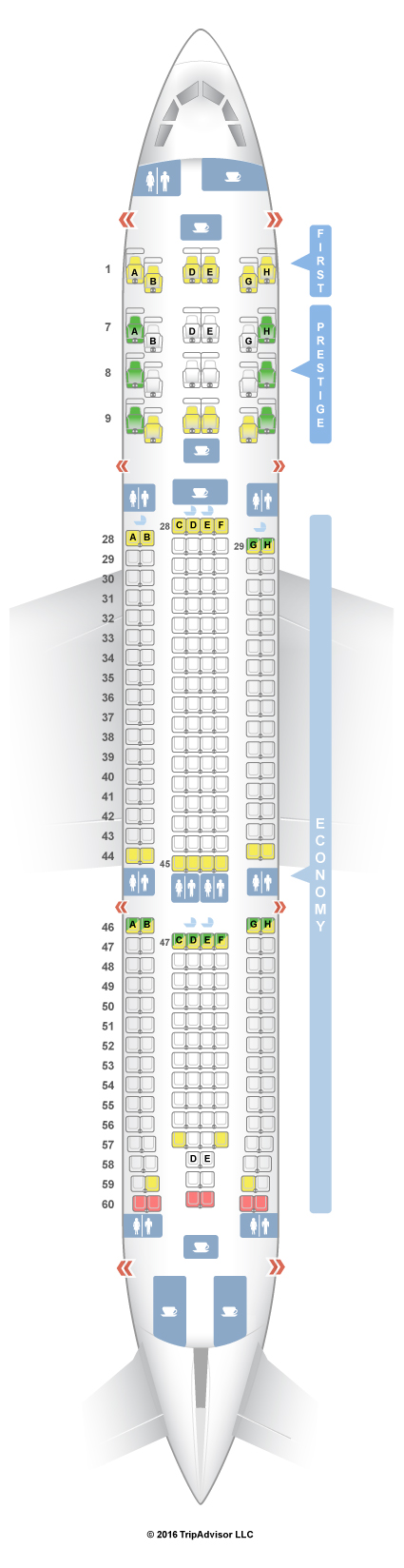 SeatGuru Seat Map Korean Air