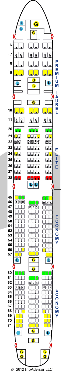 SeatGuru Seat Map EVA Air