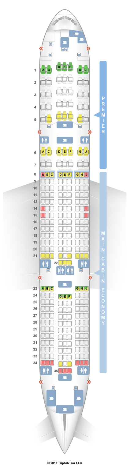 SeatGuru Seat Map Aeromexico