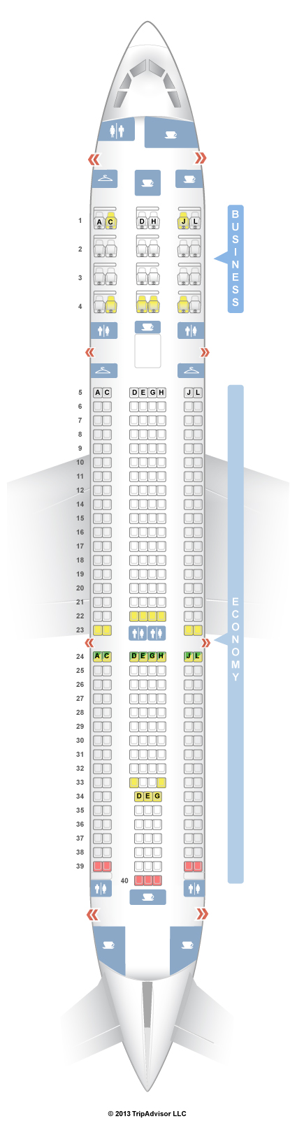 SeatGuru Seat Map Iberia