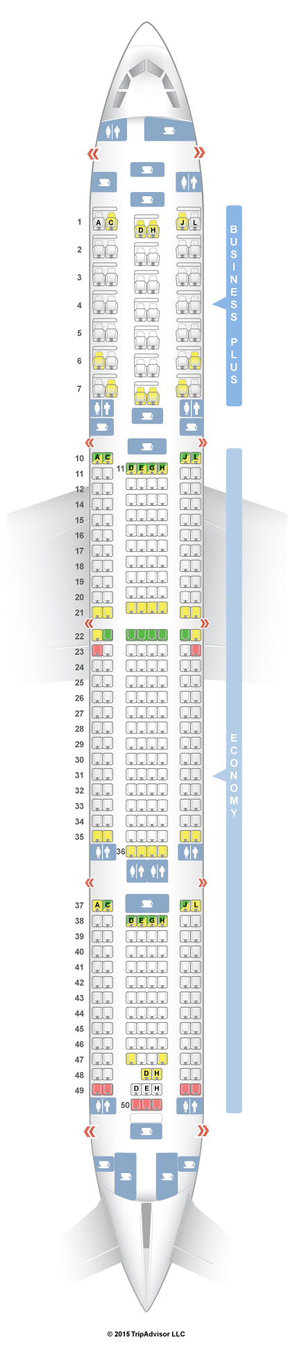 A340 300 Sas Seating Chart