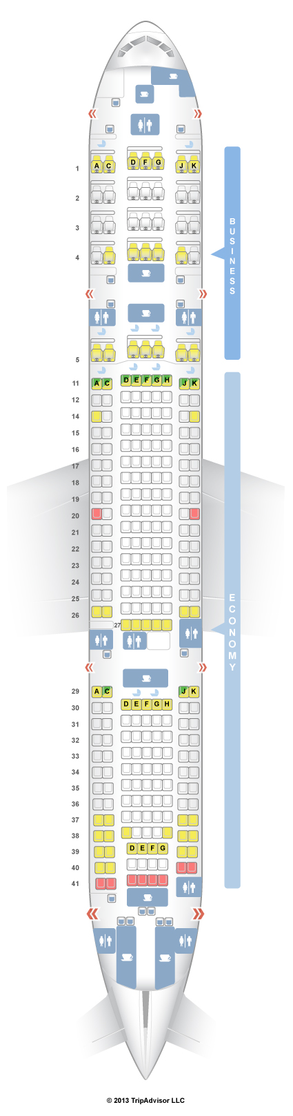 SeatGuru Seat Map Malaysia Airlines