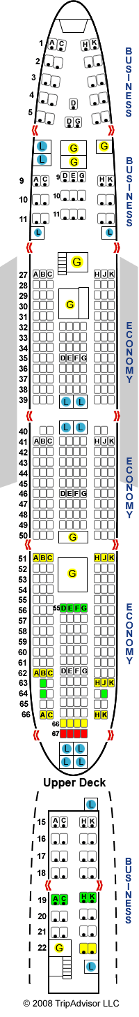 SeatGuru Seat Map Japan Airlines