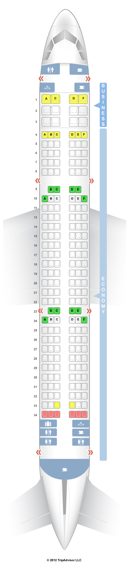 SeatGuru Seat Map Turkish Airlines