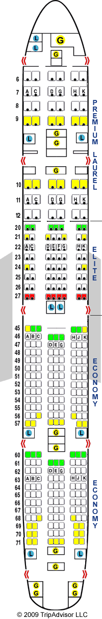 SeatGuru Seat Map EVA Air