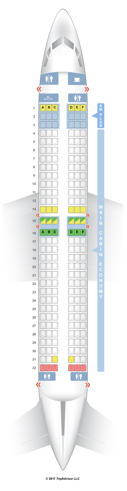 Aeromexico Seating Chart 737