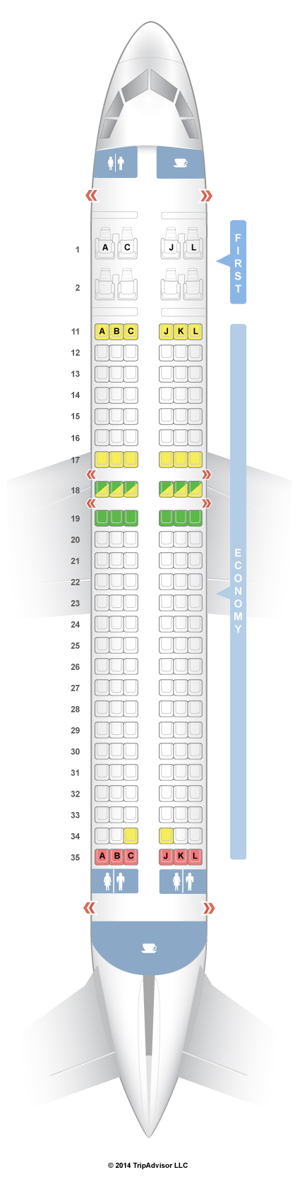 Plane Seating Chart American Airlines