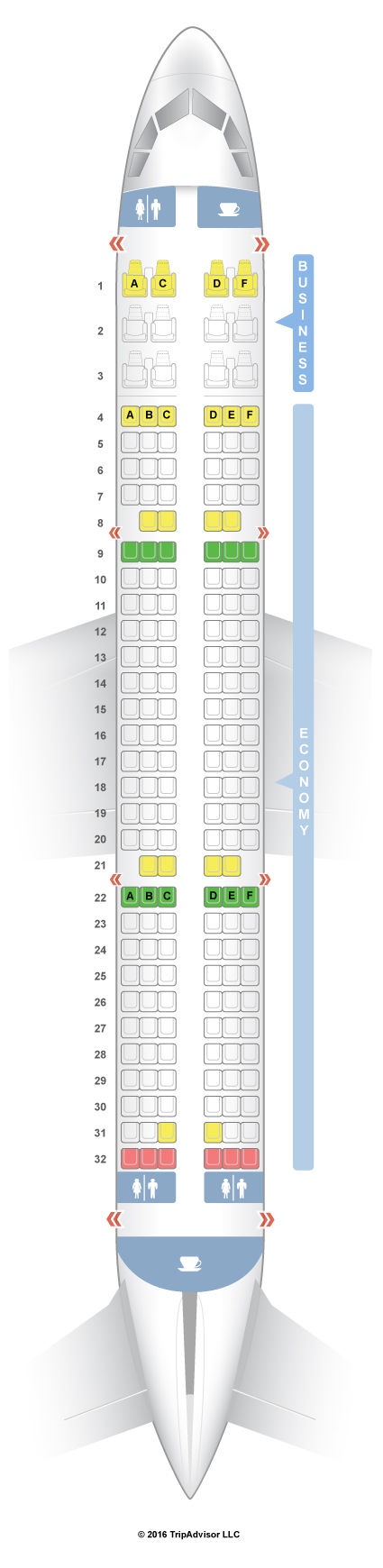 American Airlines Seating Chart A321