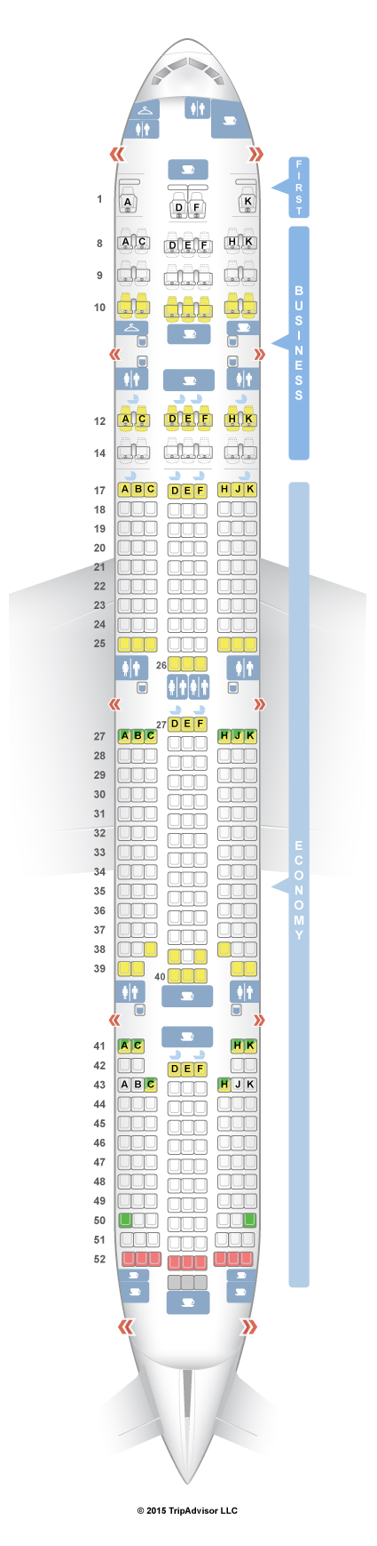 B77w Seating Chart