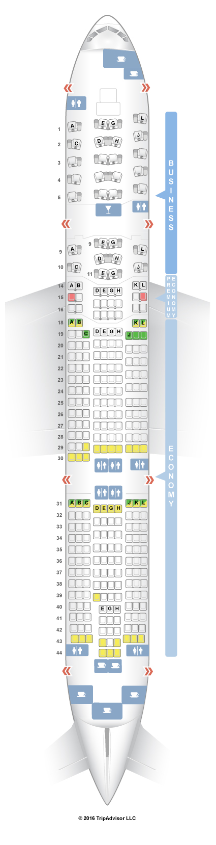 Boeing 777 222 Seating Chart
