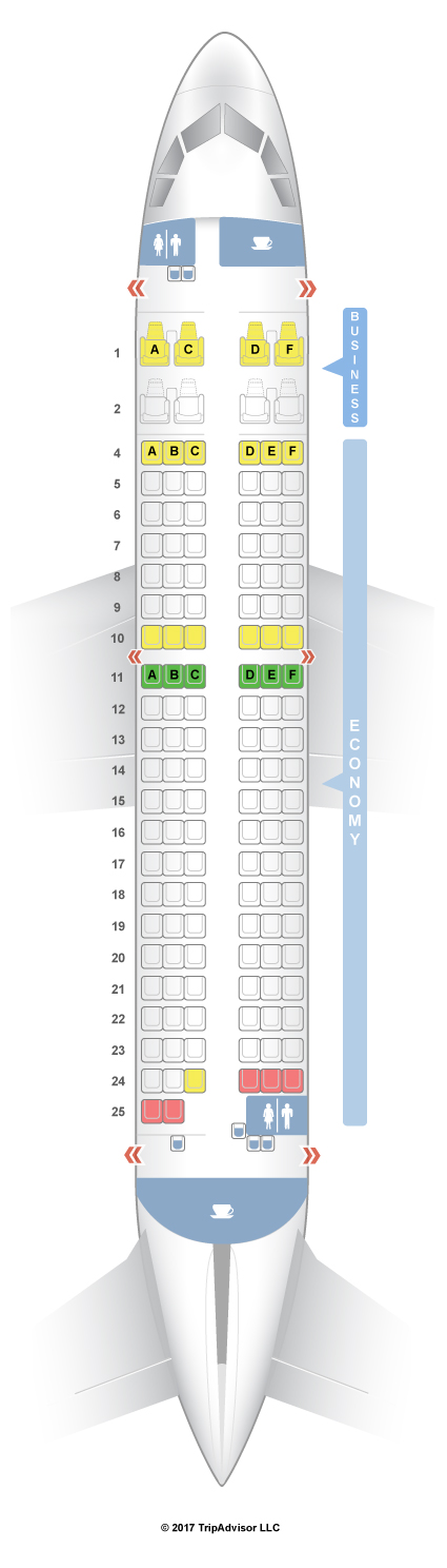 A319 Air Canada Seating Chart
