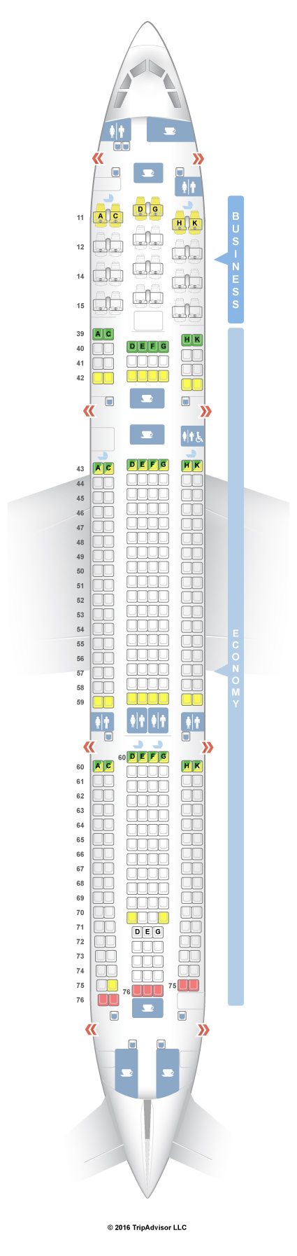 Cebu Pacific Airbus A330 Seating Chart