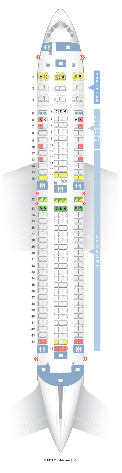Condor Airlines Boeing 767 300 Seating Chart