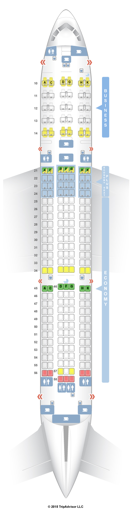 El Al Seating Chart 767 300