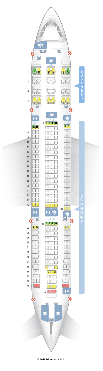 American Airlines Airbus A330 200 Seating Chart