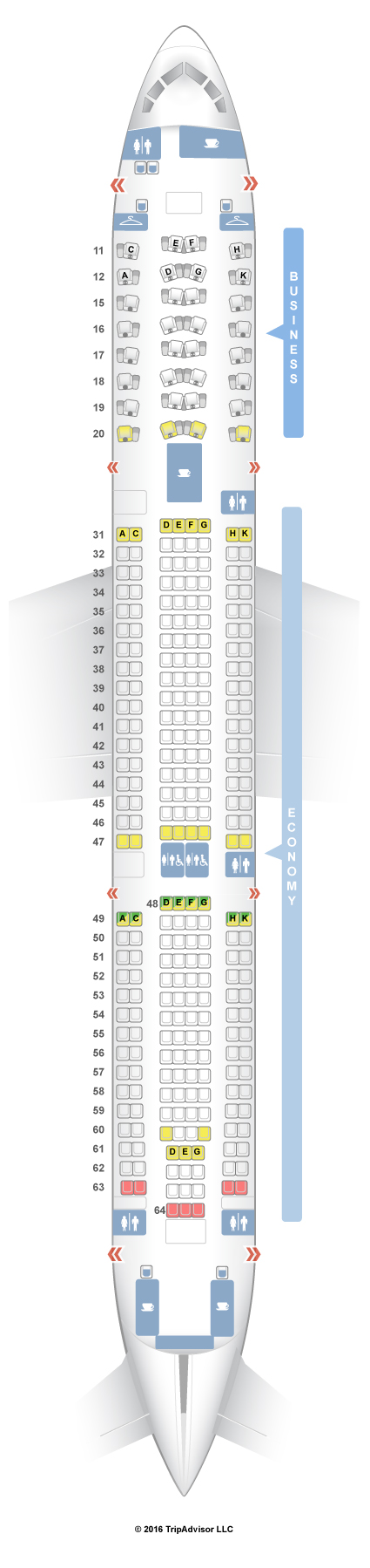 333 Plane Seating Chart