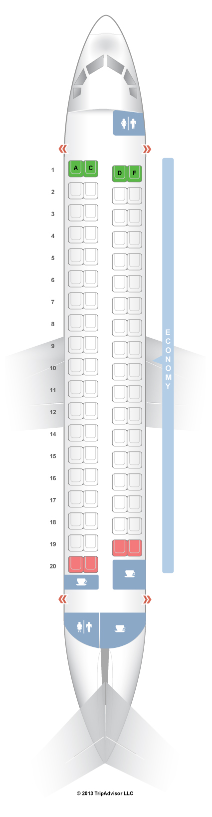 At7 Aircraft Seating Chart