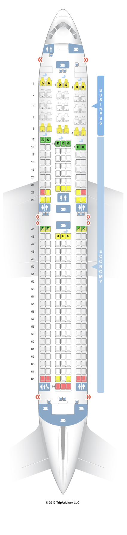 Air Canada Aircraft 763 Seating Chart