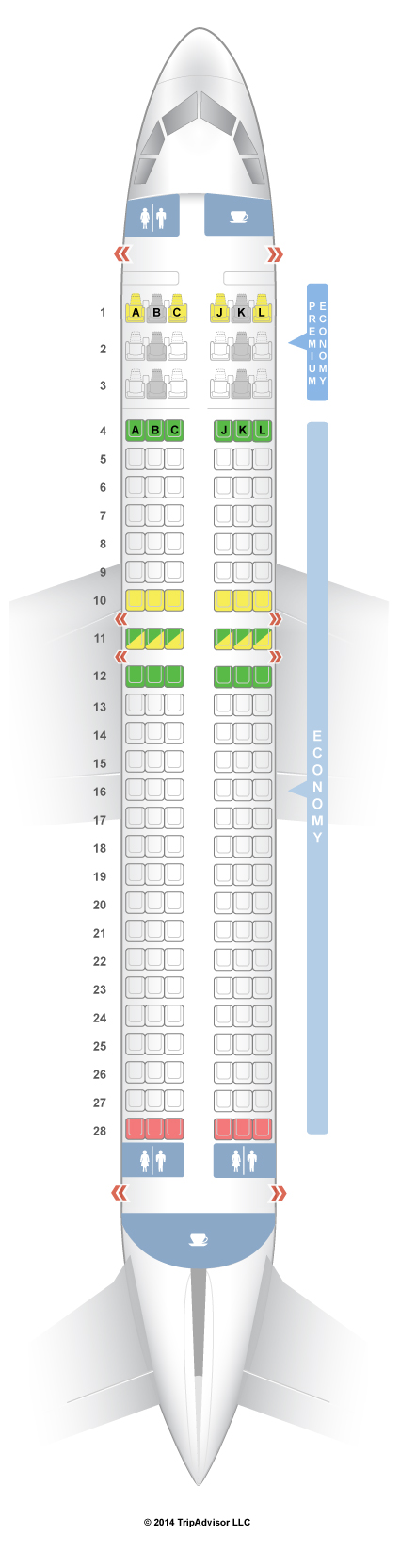 Tam Airlines Seating Chart
