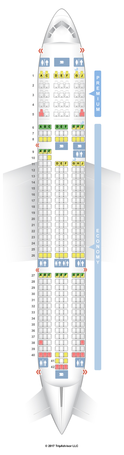 Norwegian Airlines Dreamliner Seating Chart