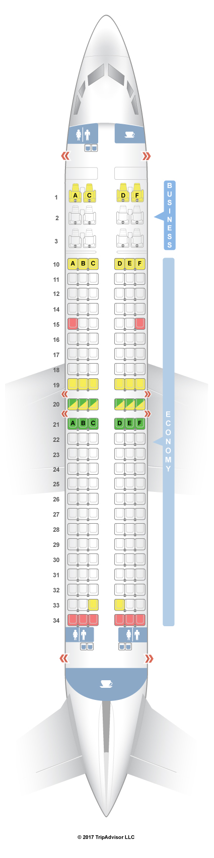 737 800 Jet Seating Chart